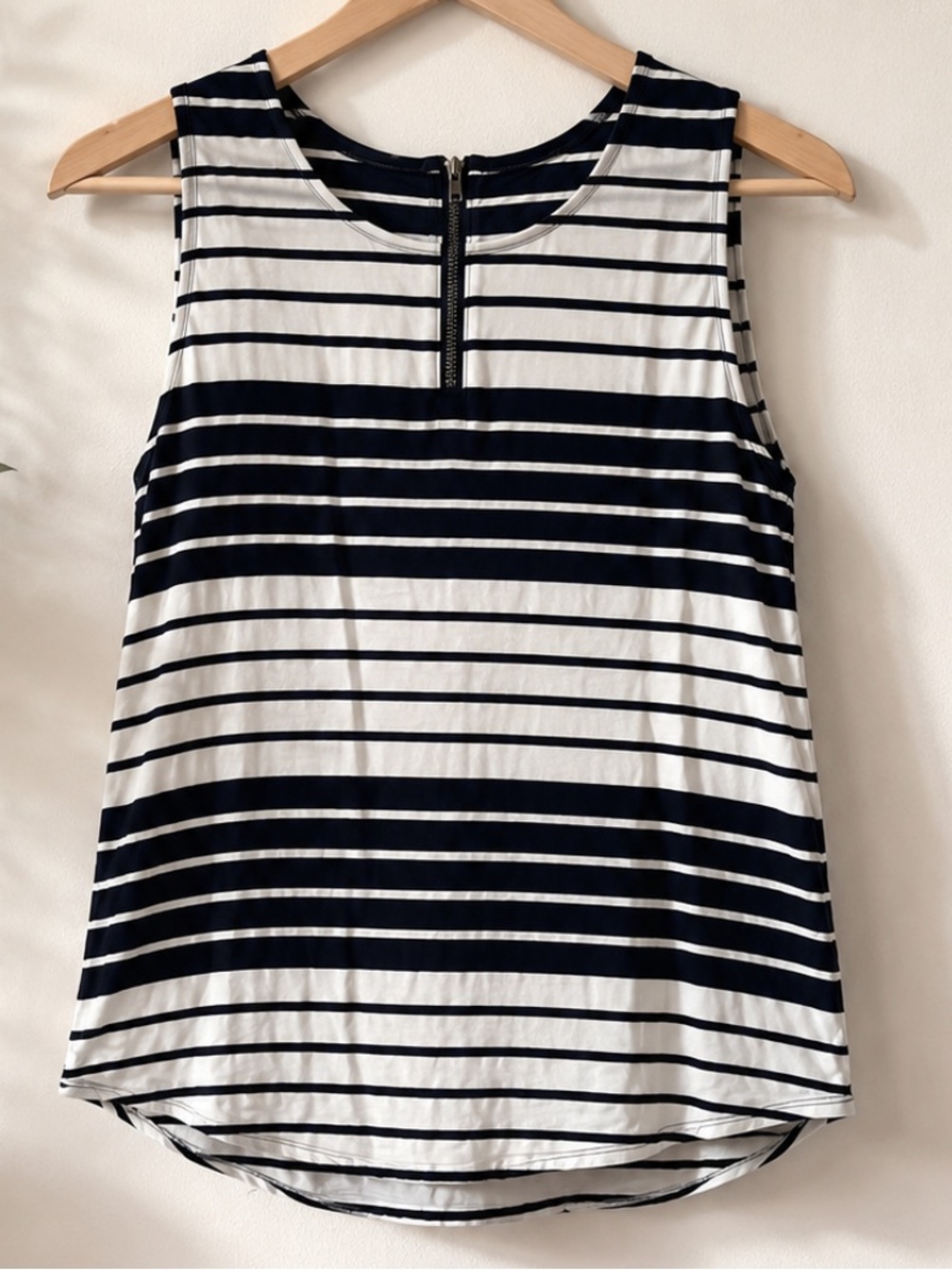 Cotton On Black & White Striped Tank